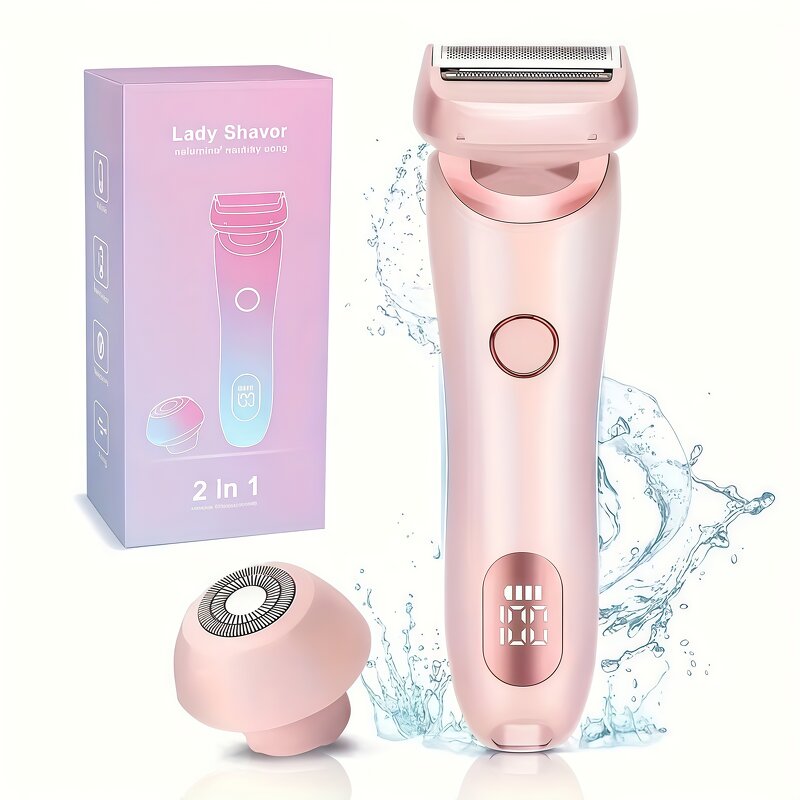 Mini Lady's Electric Shaver - Waterproof Rechargeable Painless Epilator