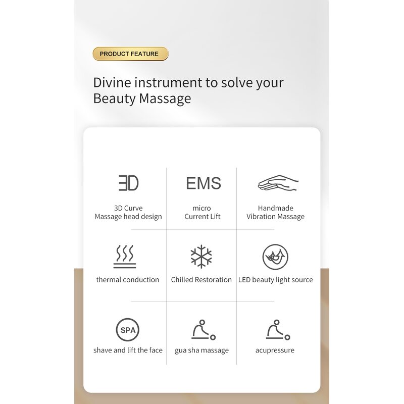 Electric Guasha Massager - Hot/Cold EMS Body Detox Face Lift Device