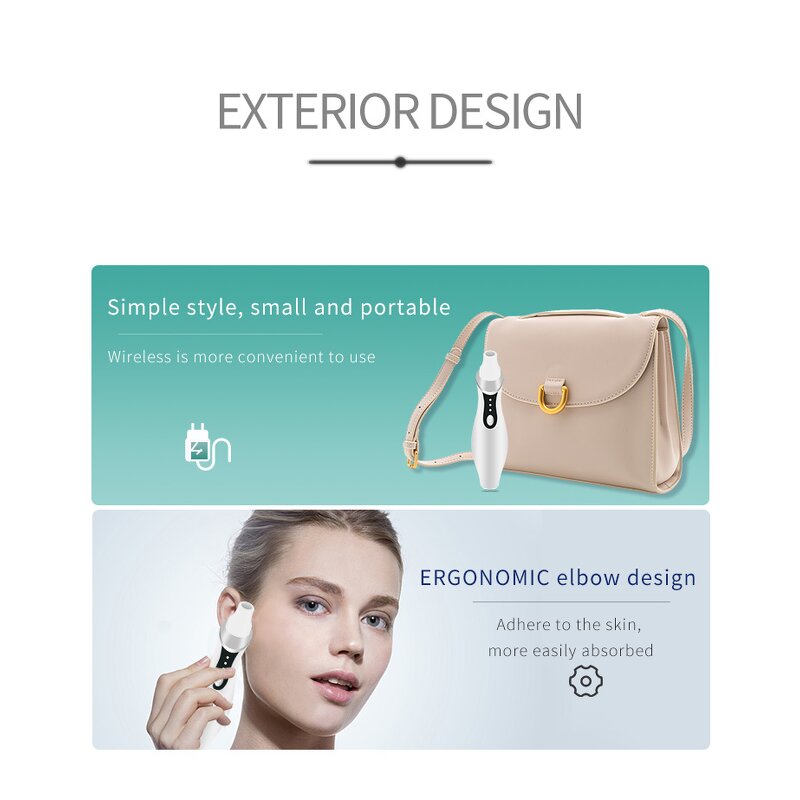 Electric Facial Cleaner - Customizable Comedone Extractor Vacuum Tool