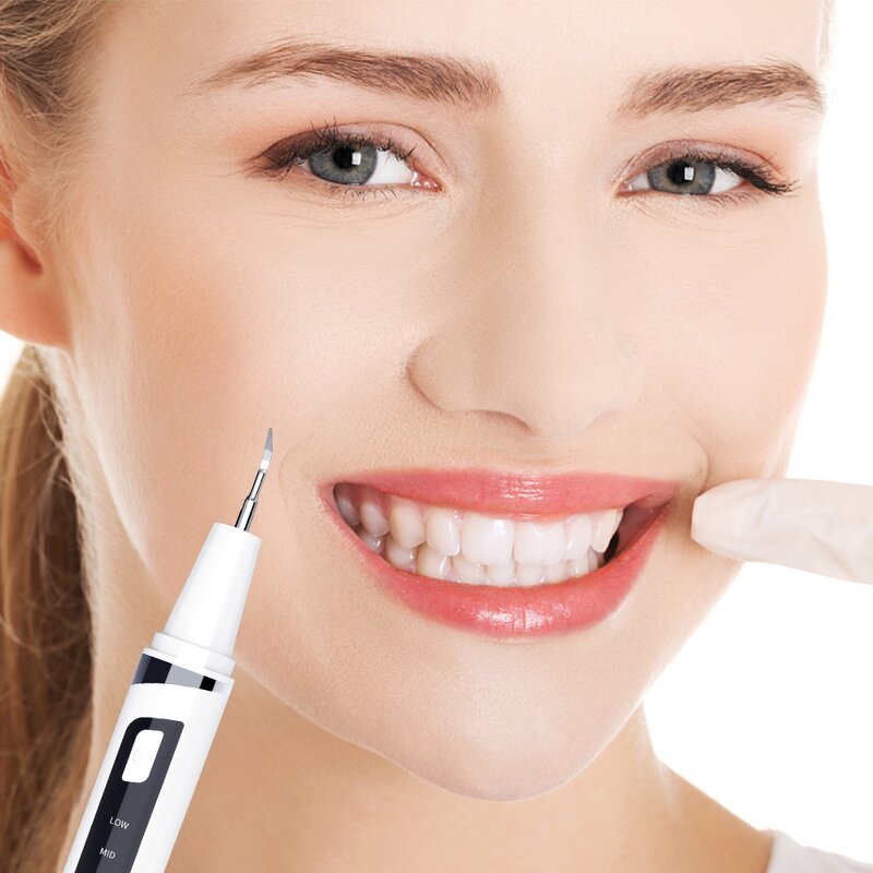 Ultrasonic Electric Toothbrush - Tartar Remover Sonic Dental Scaler Kit
