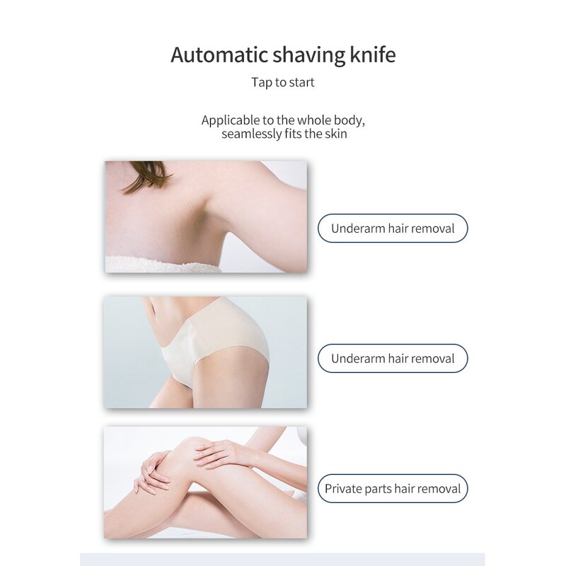 Mini Electric Shaver - Washable Rechargeable Face Hair Trimmer for Women