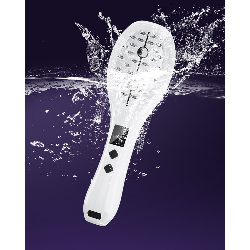 USB Essential Oil Hair Brush - Rechargeable Mist Spray Scalp Massager