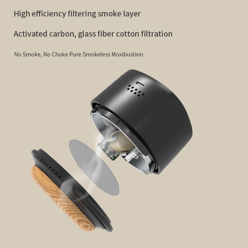 Portable Moxibustion Device - Handheld USB Energy-Saving Ignition Tool