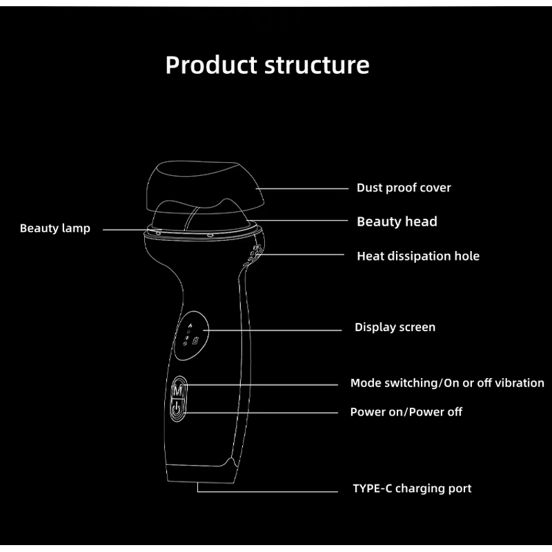 Hot Cold Face Massager - New Multi-functional Home Facial Beauty Device