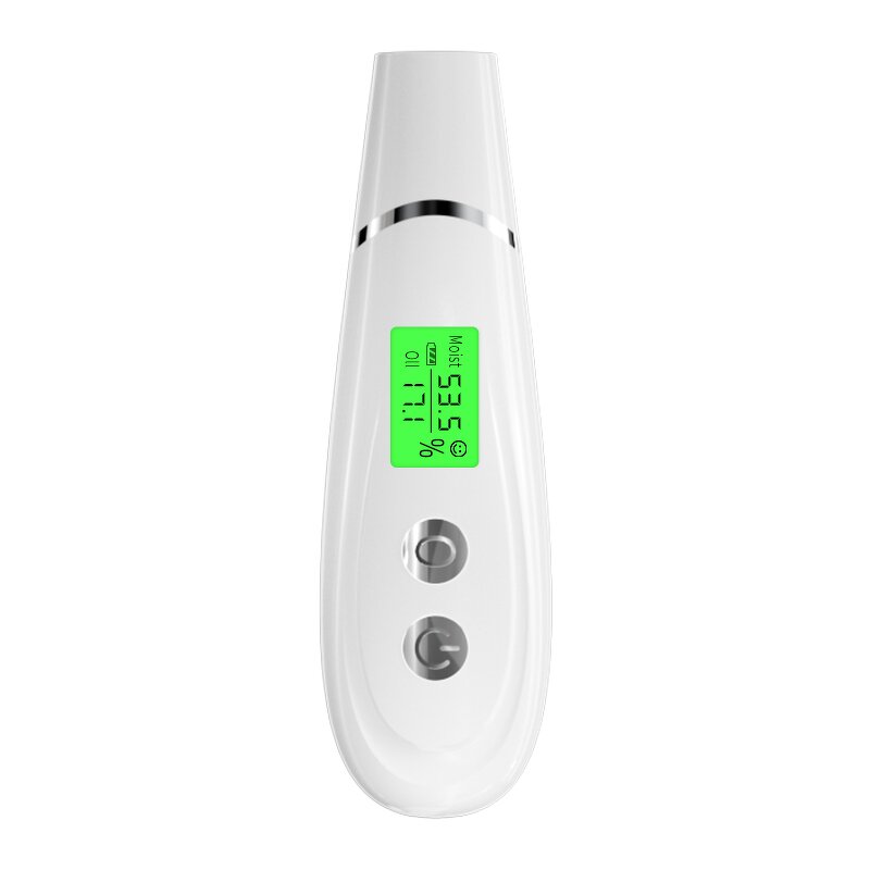 Mini Skin Analyzer Tester - LCD Portable Moisture Oil Hydration Detector