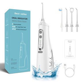 USB Water Flosser - Rechargeable IPX7 Dental Oral Irrigator Home Tool