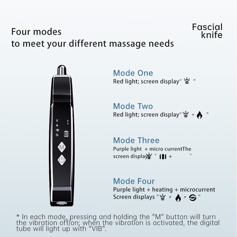 4 Level Gua Sha Scraper - Deep Relaxing Tissue Muscle Joint Massage Tool