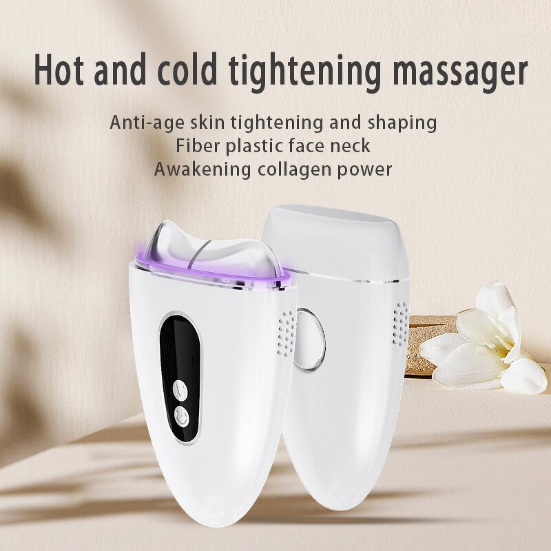 4 In1 AntiWrinkle Machine - 2025 Hot Cold EMS Face Neck Gua Sha Massager