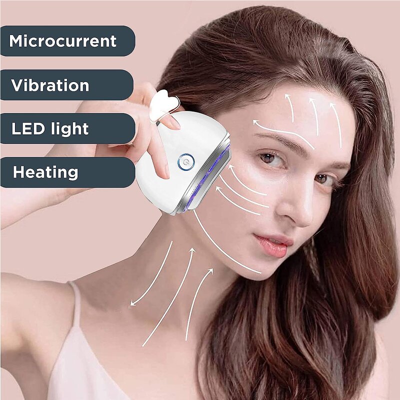 Electric Gua Sha Device - Microcurrent Face Neck Lifting Wrinkle Remover