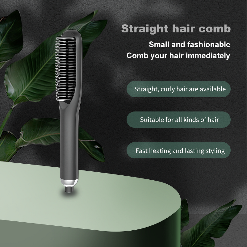 Professional Hair Straightener - Fast Heating Ionic Flat Iron Styling Comb