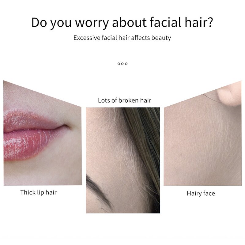 Mini Electric Shaver - Washable Rechargeable Face Hair Trimmer for Women