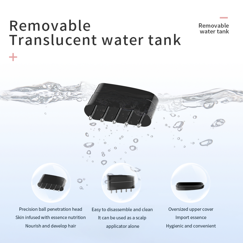 Essential Oil Hair Comb - Electric Dispenser Scalp Massage Applicator