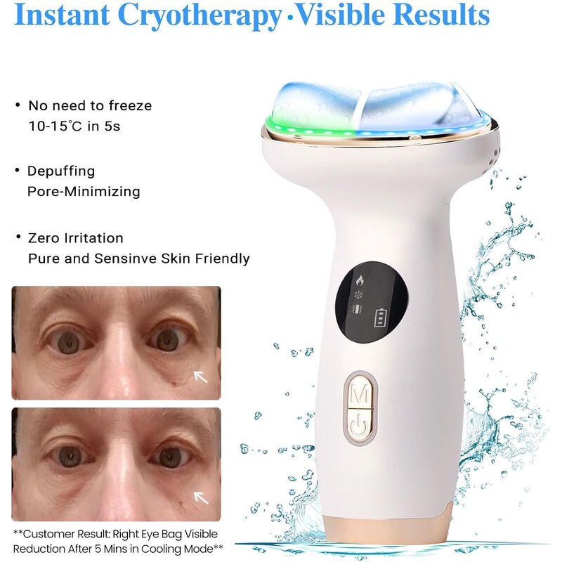 3-in-1 Neck Face Device - USB Vibration Microcurrent Skin Tightening Tool