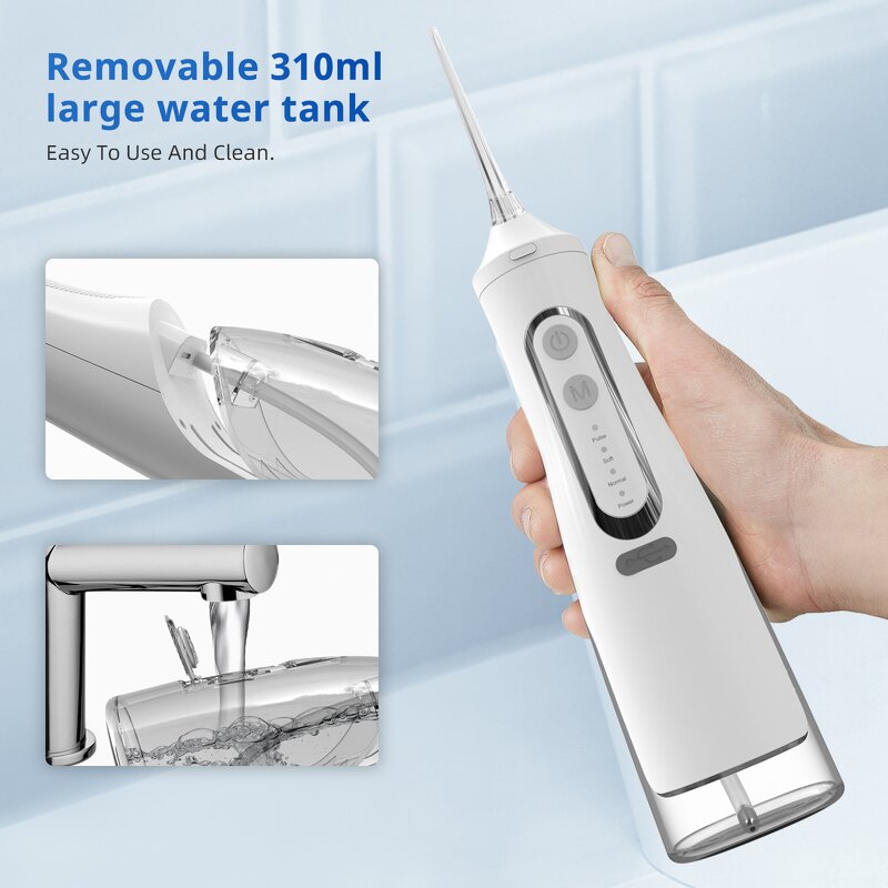 USB Water Flosser - Rechargeable IPX7 Dental Oral Irrigator Home Tool
