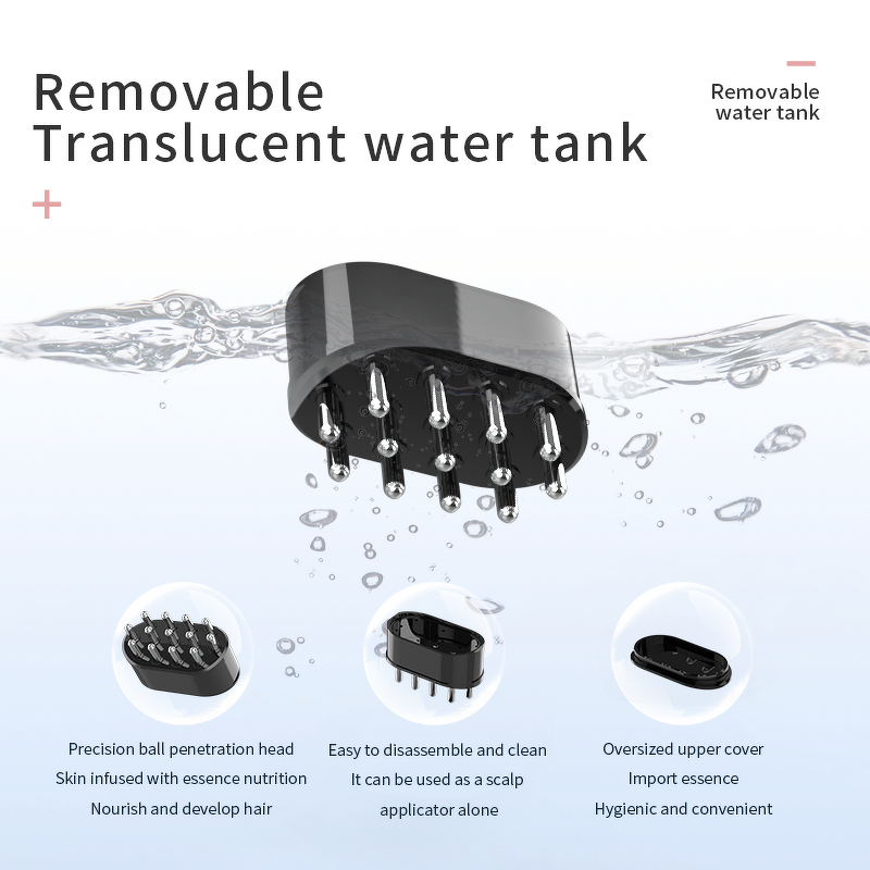 Scalp Oil Applicator Comb - Essential Oil Hair Treatment Massager Tool