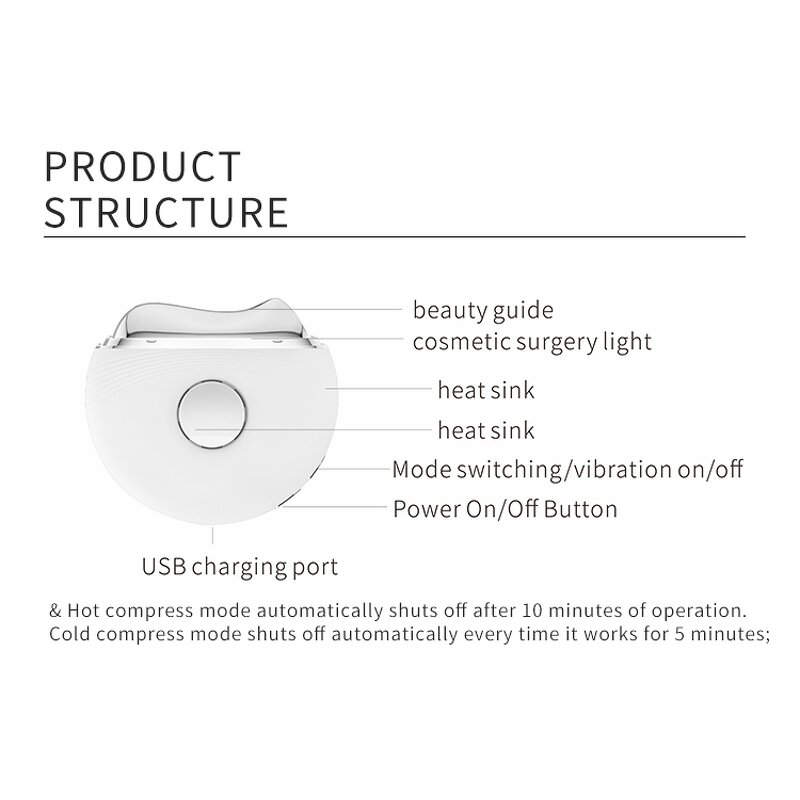 Electric Guasha Massager - Hot/Cold EMS Body Detox Face Lift Device