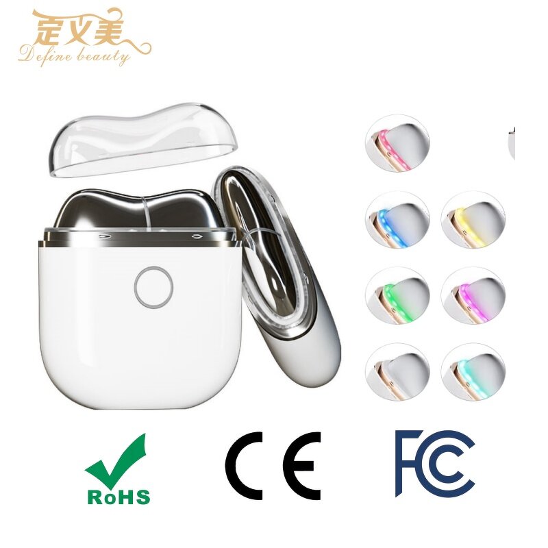 EMS Microcurrent Toning Device - 7 Color LED Photon Jade Roller Tool