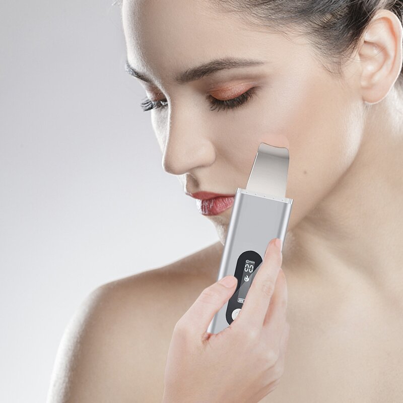 Ultrasonic Pore Cleaner - Portable Facial Scrubber Blackhead Remover Tool