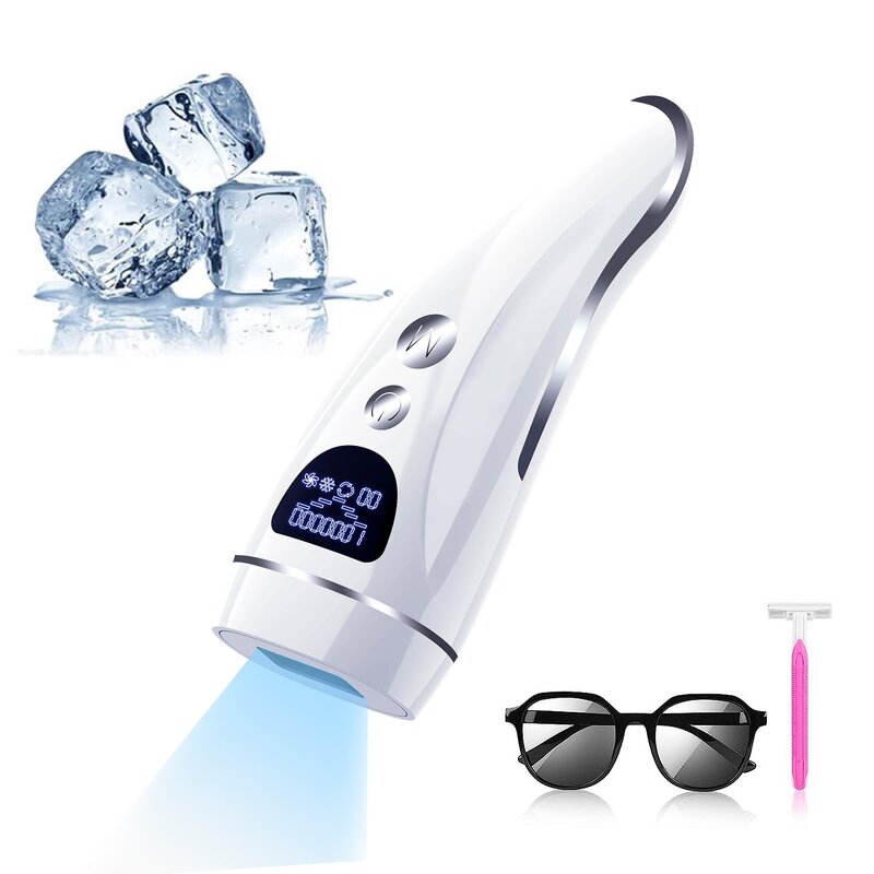 IPL Laser Epilator - Professional Home Ice Cooling Skin Rejuvenation Tool