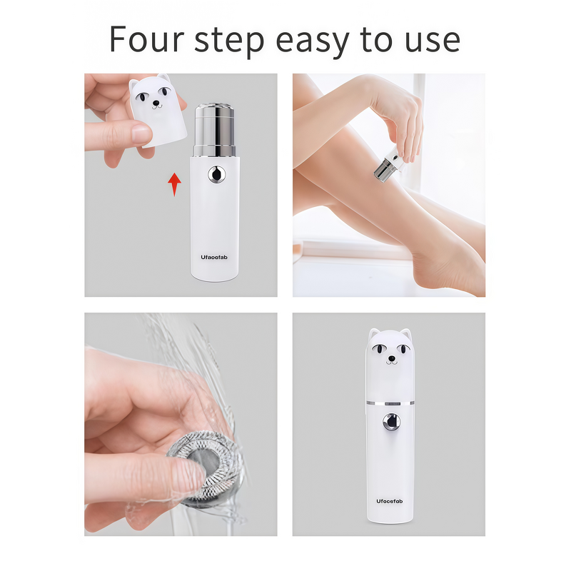 Painless Face Shaver - Women Electric Hair Remover Lips Peach Fuzz Tool