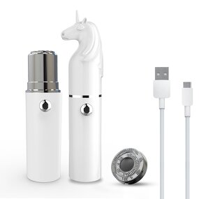 Mini Electric Shaver - Washable Rechargeable Face Hair Trimmer for Women