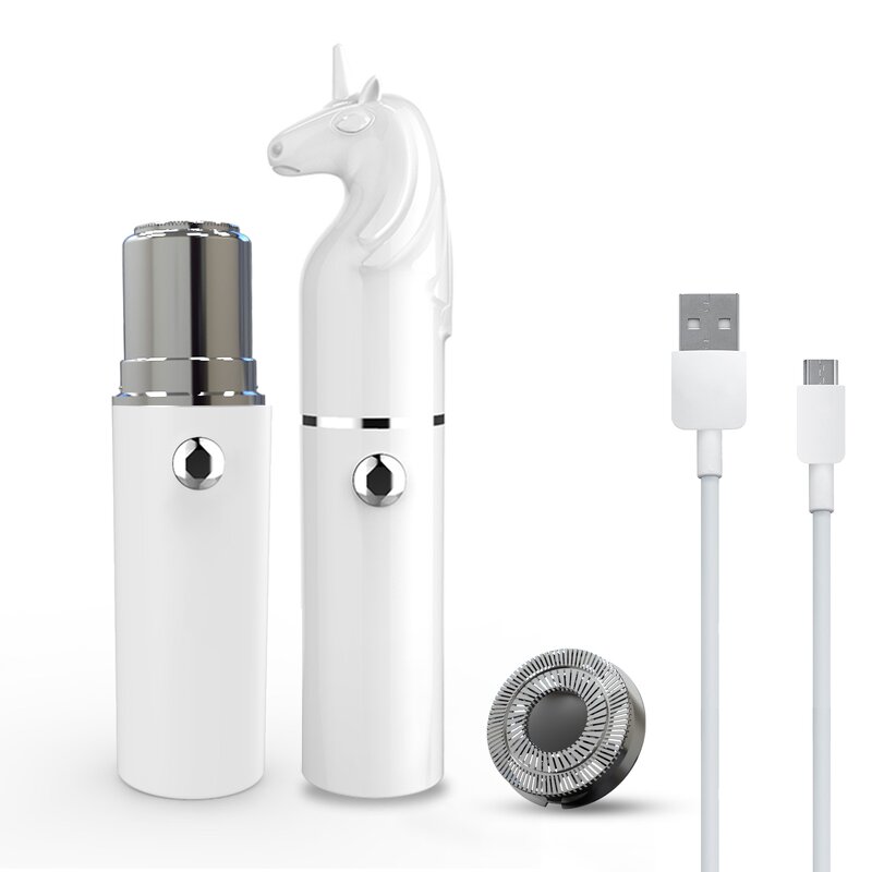 Mini Electric Shaver - Washable Rechargeable Face Hair Trimmer for Women