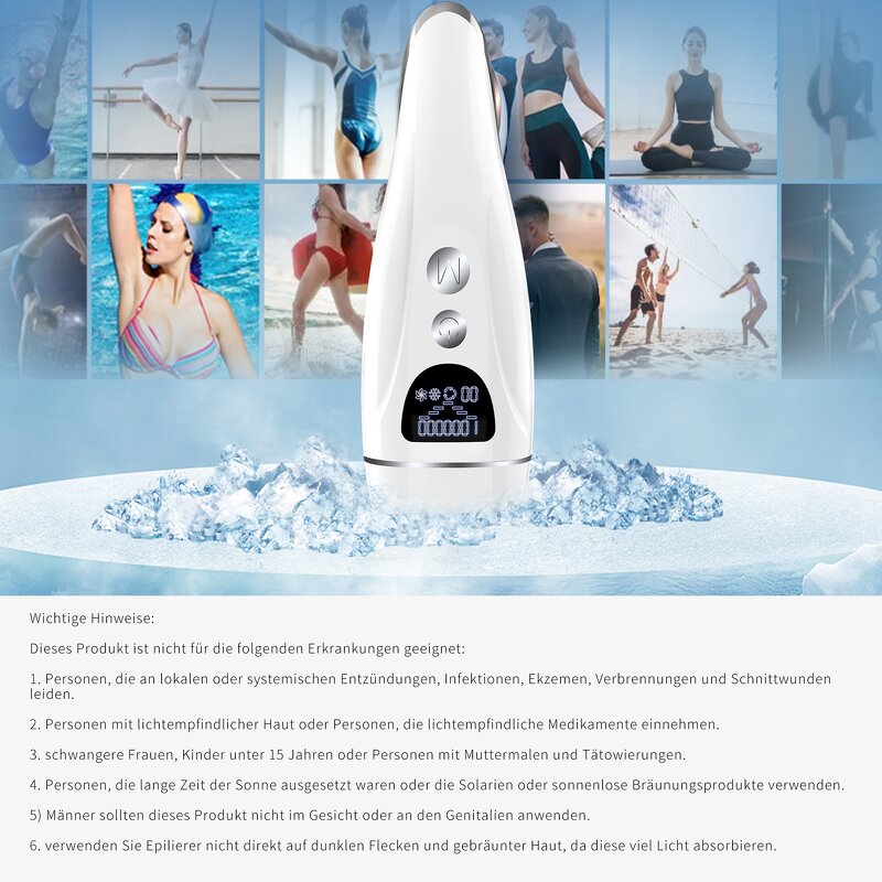 IPL Laser Epilator - Factory Wholesale Ice Cool Home Hair Remover