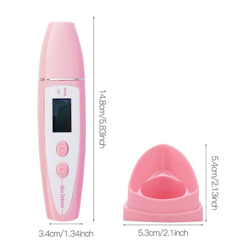 Digital Skin Tone Analyzer - Home Facial Oil Hydration Detector Scanner