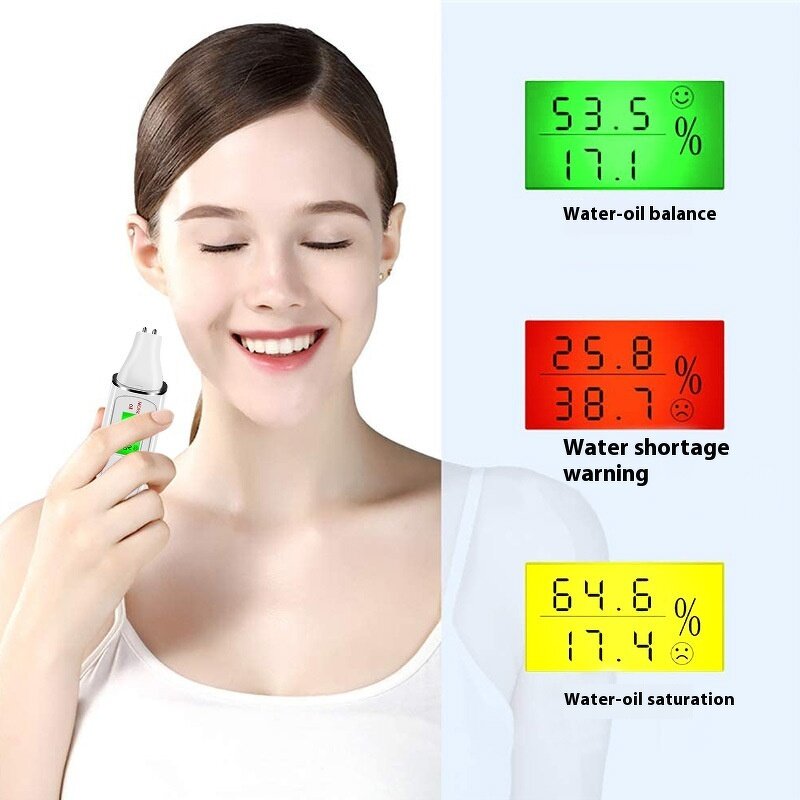 USB LED Skin Hydration Detector - 2025 Best-Selling Water Oil Tester US