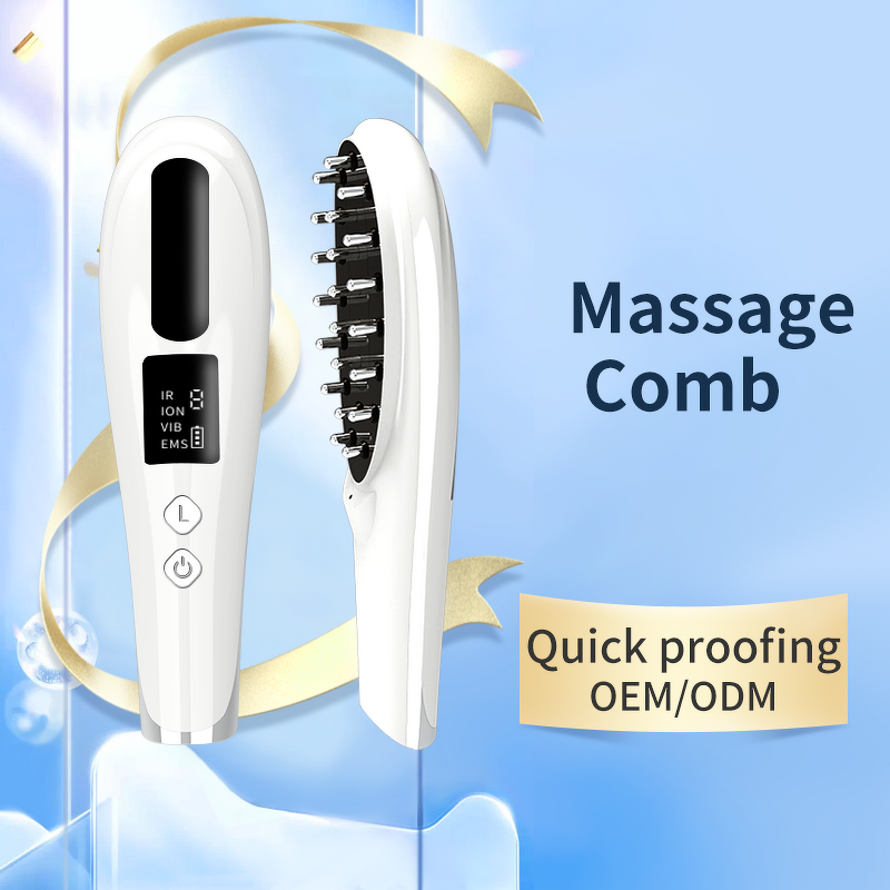 USB Meridian Massage Brush - Rechargeable 5 Speed EMS Microcurrent Tool