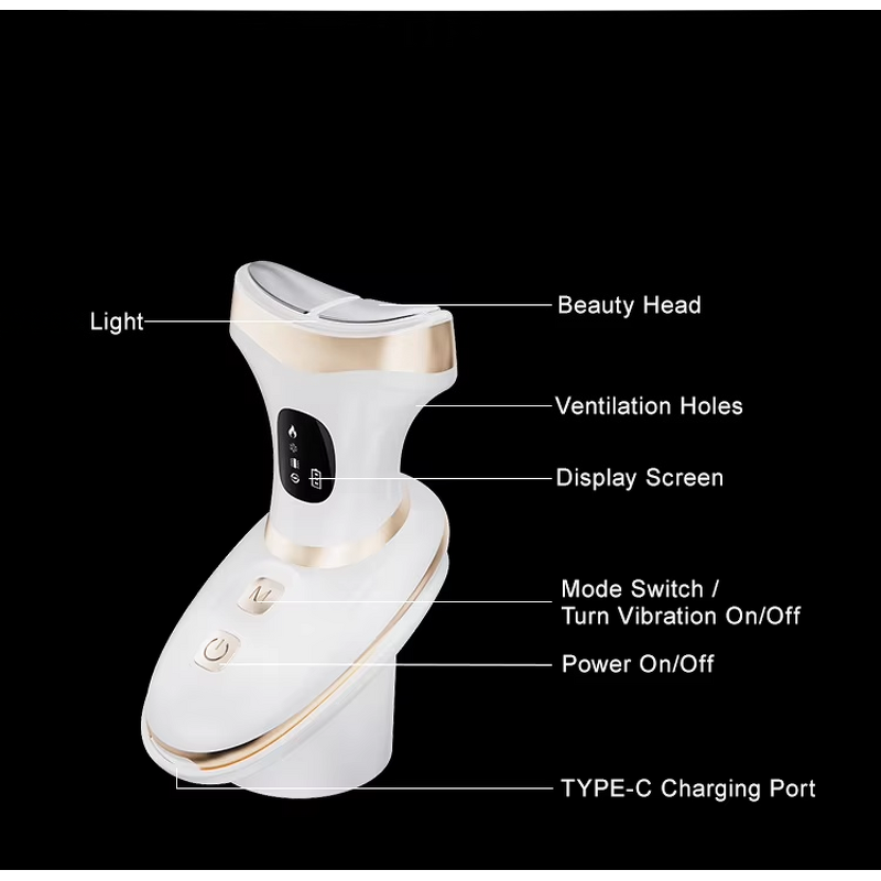 Hot Cold Neck Instrument - 2025 Household Scraping Compress Colorful Light