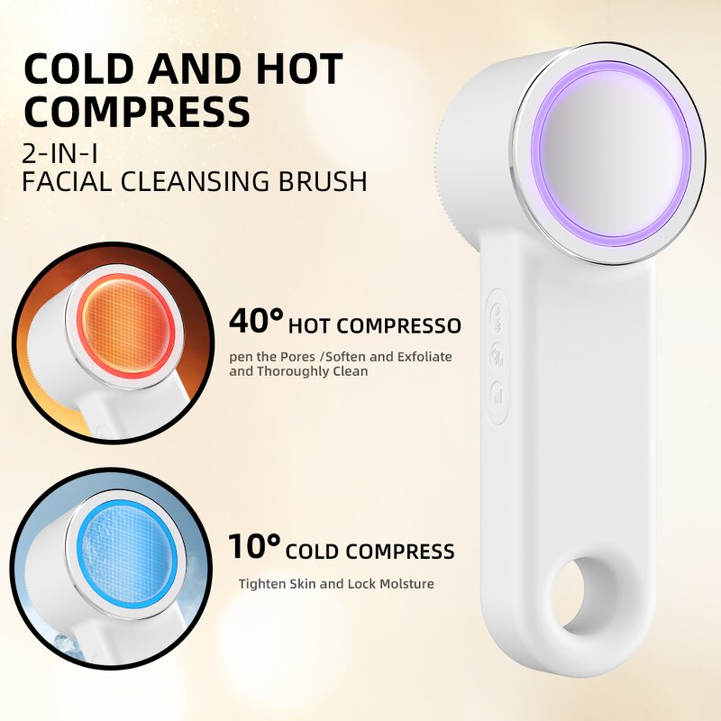 4-in-1 Facial Cleansing Brush - Customized Vibrating Pore Deep Cleaner