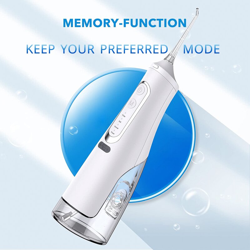 Professional Water Flosser - IPX7 Waterproof Home Travel Dental Tool