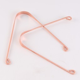 Tongue Cleaner Factory - Wholesale Price Copper Rose Gold Tongue Scraper Cleaner