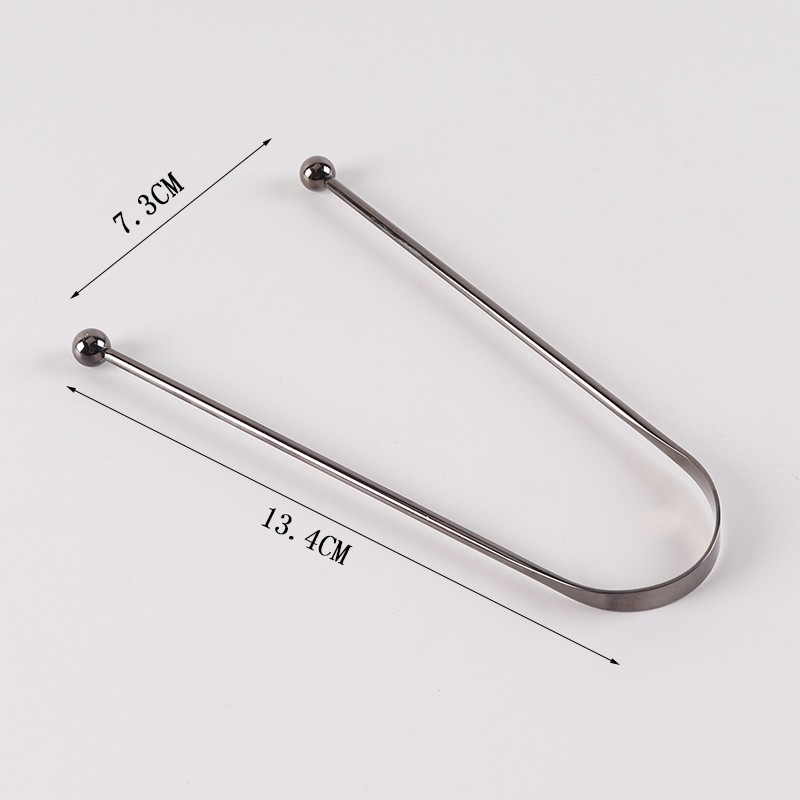 Oral Care Tool Manufacturer - New Arrival Stainless Steel Tongue Cleaner Scraper