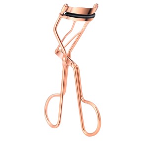 Heated Eyelash Curler Manufacturer - Custom Rose Gold Mini Portable Heated Curler for False Eyelashes