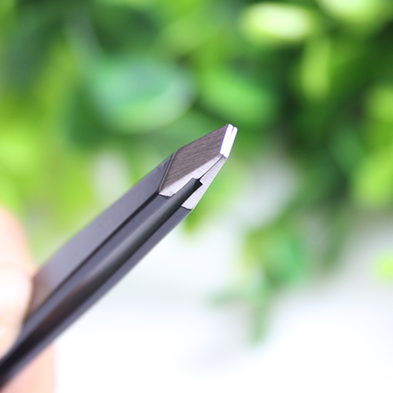 Custom Tweezers Manufacturer - Low MOQ Quality Customized Color Stainless Steel Eyebrow Eyelash Tweezers