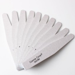 Nail File Pack Manufacturer - Low MOQ Popular Zebra 100 180 Grit Pack of 25Pcs