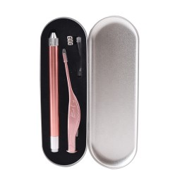 Ear Wax Tools Factory - High Quality Metal Case Tweezers Ear Pick with LED Light