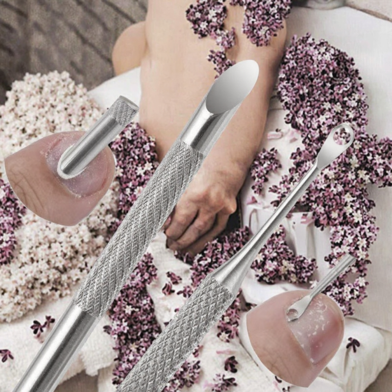 Cuticle Pusher Factory - Custom Logo Stainless Steel Dead Skin Removal Tool for Gel Polish