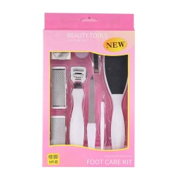 Metal Grooming Set Factory - High Quality 8pcs Daily Care Manicure Dead Skin Remover Kit