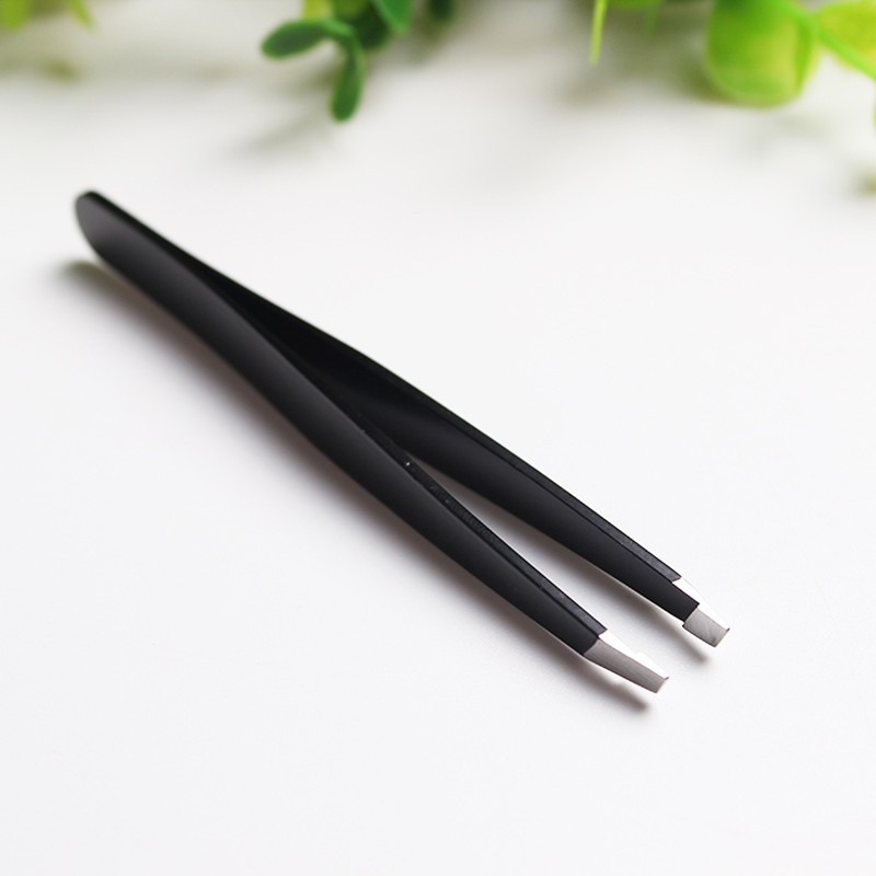 Custom Tweezers Manufacturer - Low MOQ Quality Customized Color Stainless Steel Eyebrow Eyelash Tweezers
