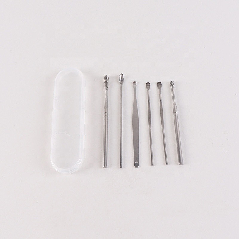 Ear Cleaner Set Factory - 6pcs Wax Removal Tools Plastic Earwax Remover Pick