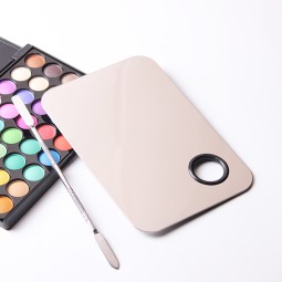 Makeup Palette Set Factory - Low MOQ Square Shape Stainless Steel Cosmetic Mixing Set