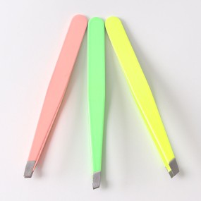 Color Tweezers Factory - Hot Sale Basic Style Cheap Color Eyebrow Tweezers