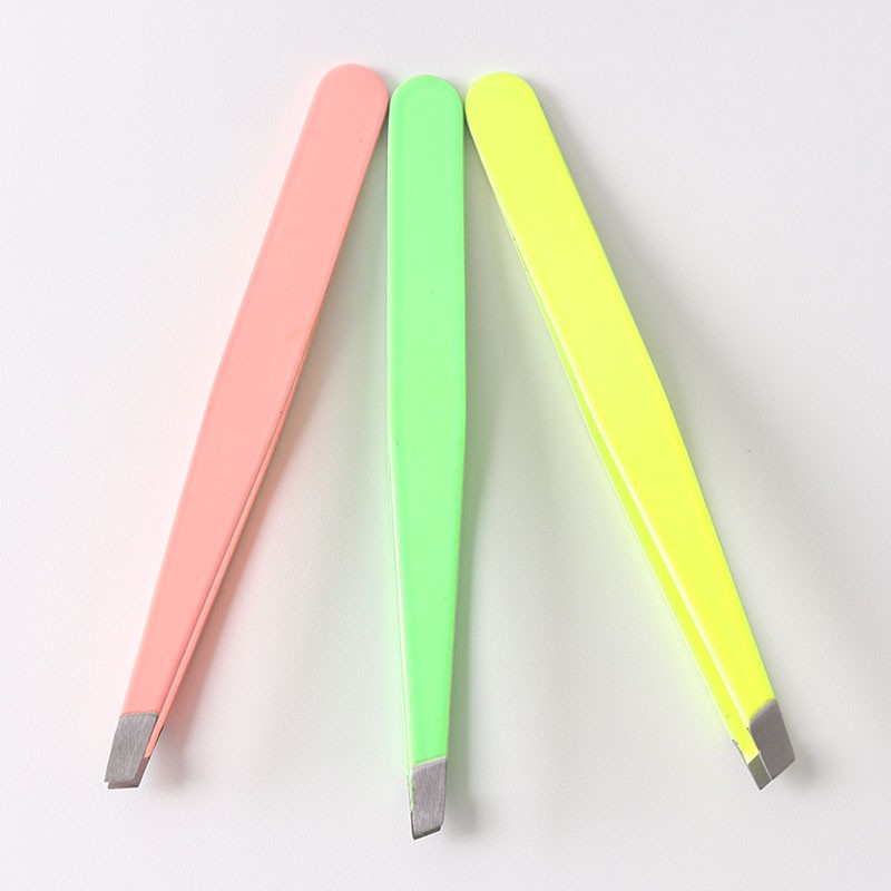 Color Tweezers Factory - Hot Sale Basic Style Cheap Color Eyebrow Tweezers