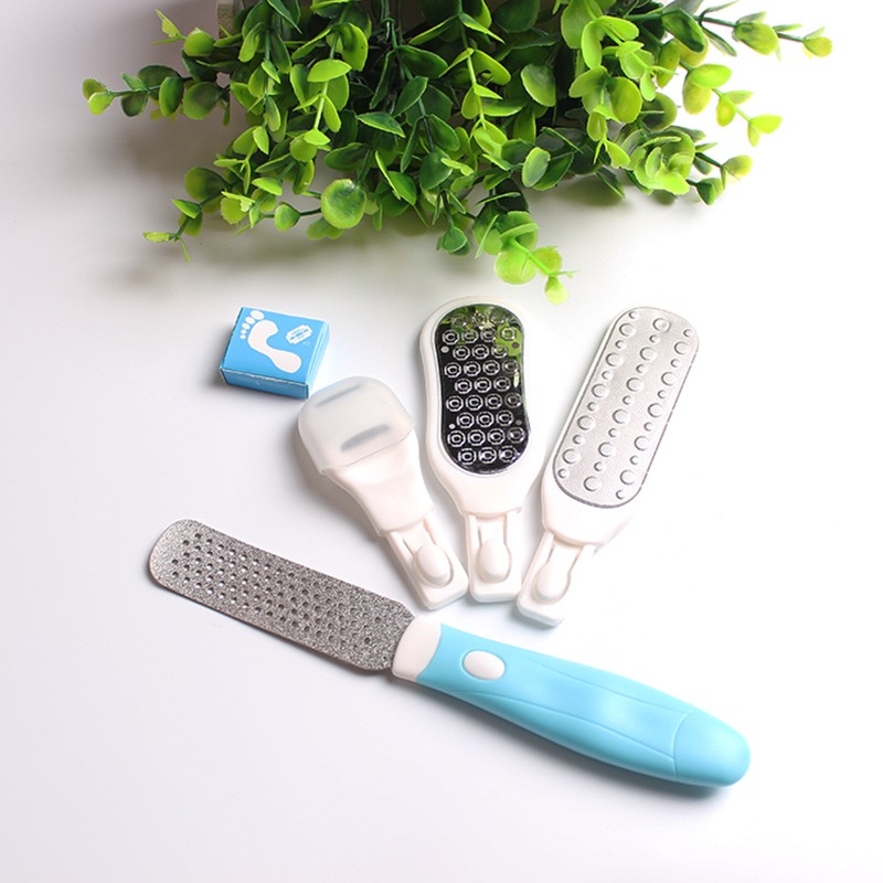 Pedicure Set Factory - Low MOQ Professional 4 in 1 Replaceable Foot File Set