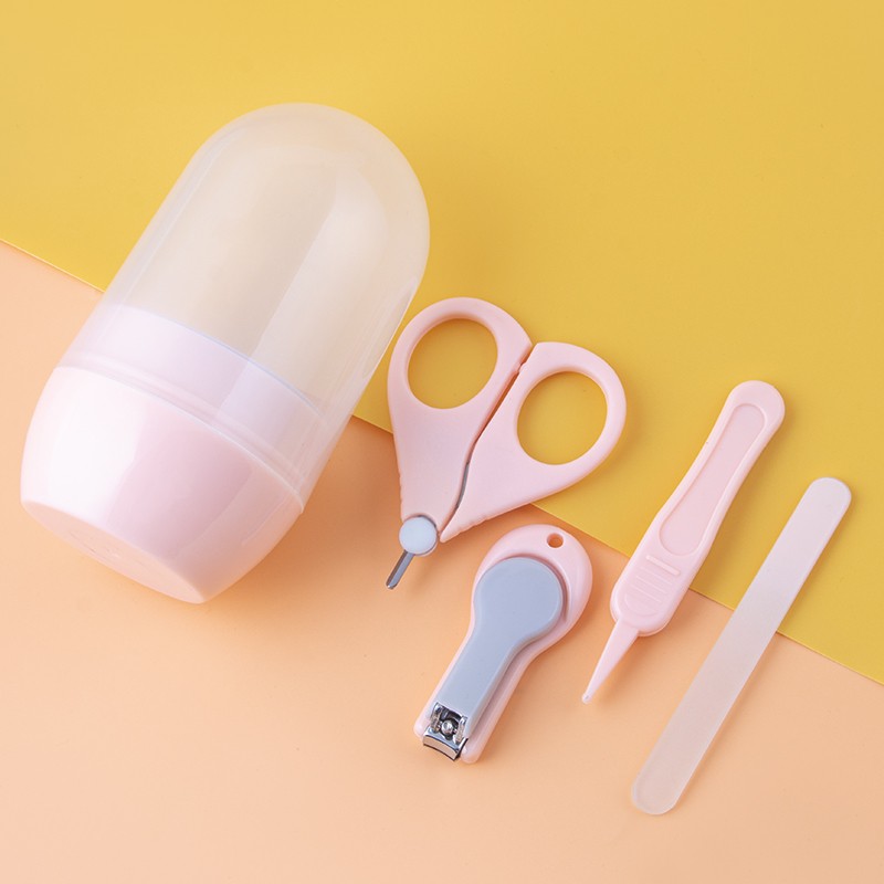 Baby Manicure Set Factory - Custom Private Label 4pcs Safety Tools with Bear Case