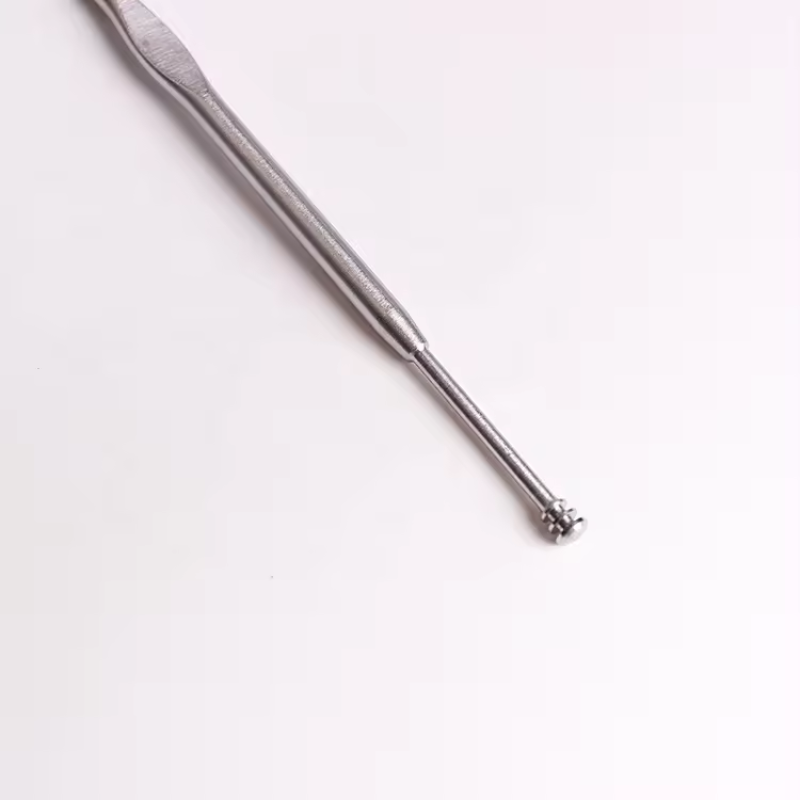 Ear Cleaning Scoop Factory - Stainless steel double-headed screw buckle ear picking tools