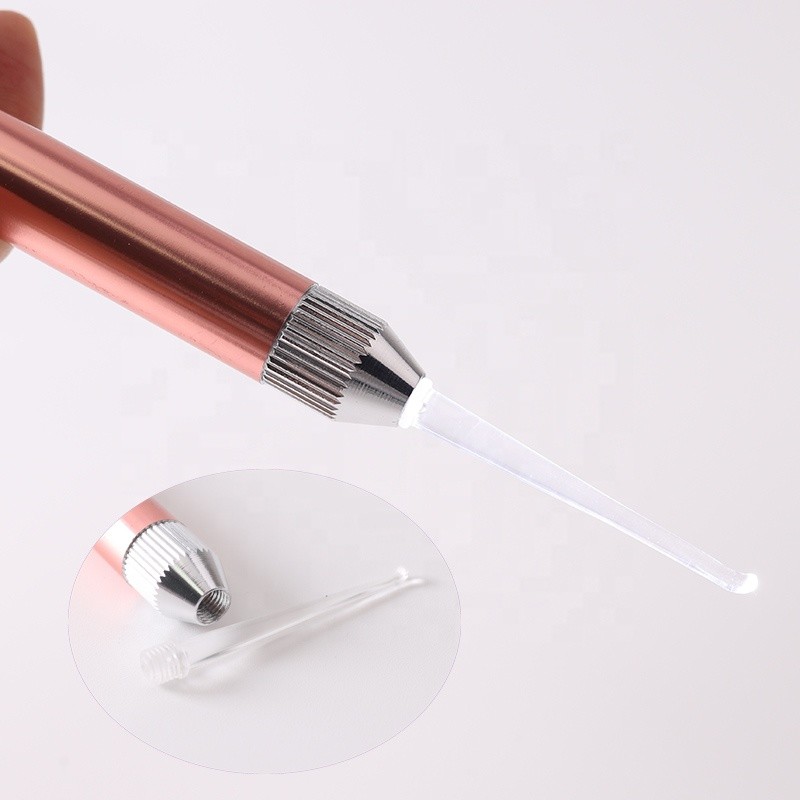 Ear Wax Tools Factory - High Quality Metal Case Tweezers Ear Pick with LED Light